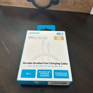 Anker White Fast Charging Cable
